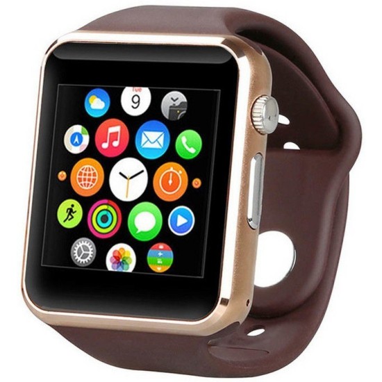 AIRTREE  A1 Bluetooth Smartwatch (Brown Strap, 1)