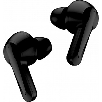 DEFY Gravity Zen with 4 Mics ENC, Low Latency and Brisk Charging Bluetooth Headset (Bold Black, In the Ear)