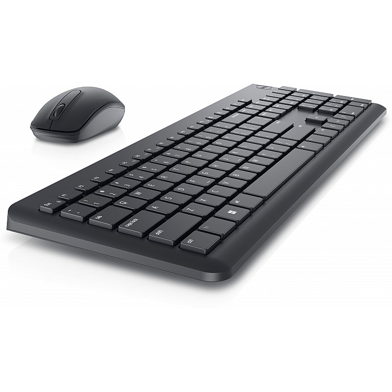 DELL KM3322W Keyboard Mouse Combo Anti-fade Spill-resistant Keys Wireless Multi-device Keyboard Black