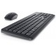 DELL KM3322W Keyboard Mouse Combo Anti-fade Spill-resistant Keys Wireless Multi-device Keyboard Black