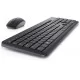 DELL KM3322W Keyboard Mouse Combo Anti-fade Spill-resistant Keys Wireless Multi-device Keyboard Black