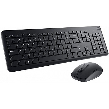 DELL KM3322W Keyboard Mouse Combo Anti-fade Spill-resistant Keys Wireless Multi-device Keyboard Black