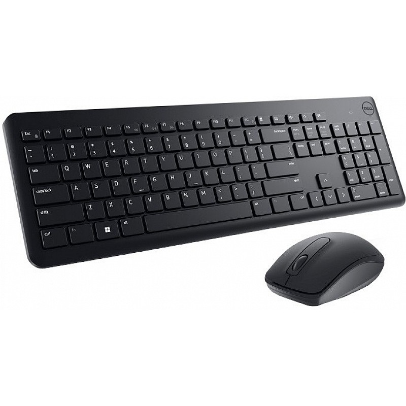 DELL KM3322W Keyboard Mouse Combo Anti-fade Spill-resistant Keys Wireless Multi-device Keyboard Black