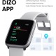  DIZO Watch D Sharp 1.75" with High Res (320*390) Display (By realme techLife) (Grey Strap)