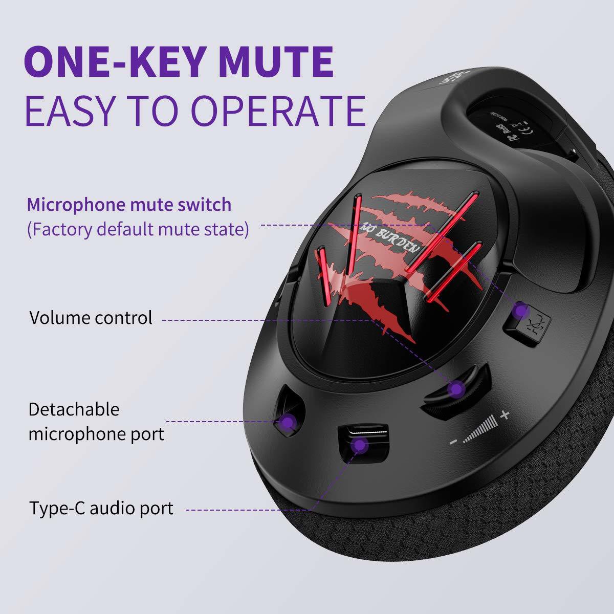 EKSA E3 Wired Gaming Headset (Black, On the Ear)