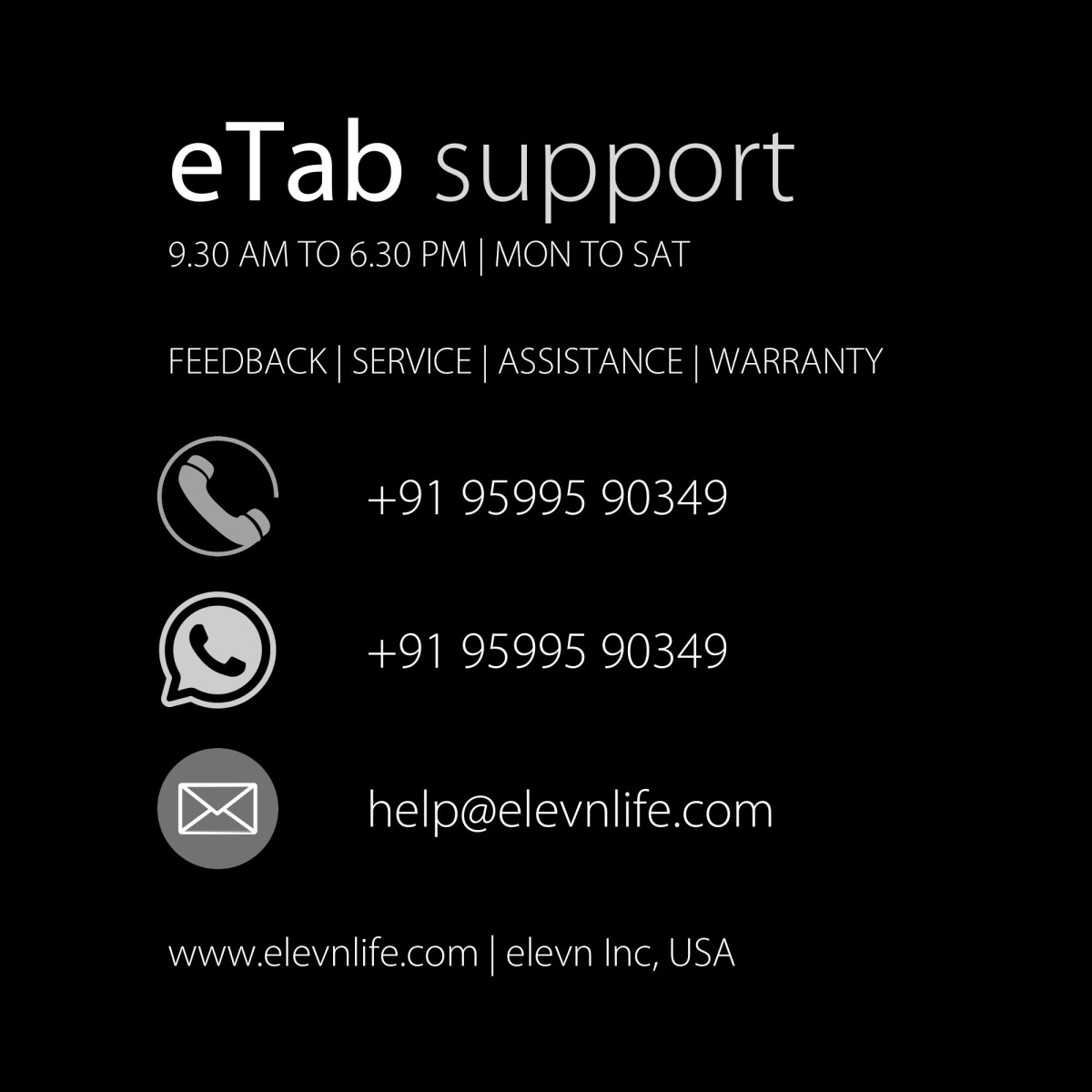 Elevn eTab 11 4 GB RAM 64 GB ROM 10.1 inches (Aluminium Grey)