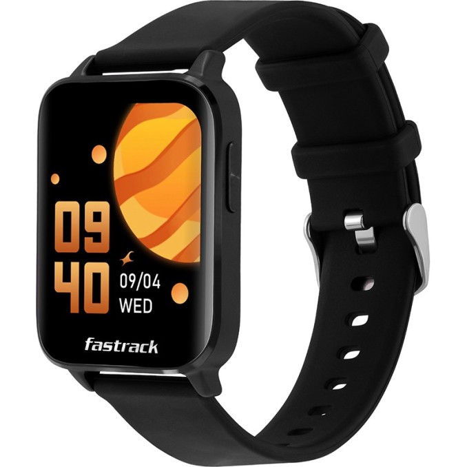Fastrack Reflex Curv with 2.5D Curve Display,AI Enabled Coach,Health Suite &5ATM Smartwatch (Black Strap, Free size) Fastrack Reflex Curv with 2.5D Curve Display,AI Enabled Coach,Health Suite &5ATM Smartwatch (Black Strap, Free size)