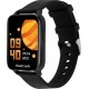  Fastrack Reflex Curv with 2.5D Curve Display,AI Enabled Coach,Health Suite &5ATM Smartwatch (Black Strap, Free size)