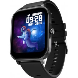  Fire-Boltt Epic with1.69" 2.5D Curved Glass,SPO2, Heart Rate tracking Smartwatch (Black Strap, Free Size)