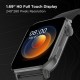  Fire-Boltt Ninja Bell 1.83" Bluetooth Calling Smart watch (Black Strap Free Size)