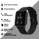  Fire-Boltt SpO2 Full Touch Smartwatch (Black Strap, Regular)