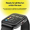  Fitshot Connect 1.85inch CosmicDisplay, Bluetooth Calling & SoloSync Technology Smartwatch (Black Strap, Regular)