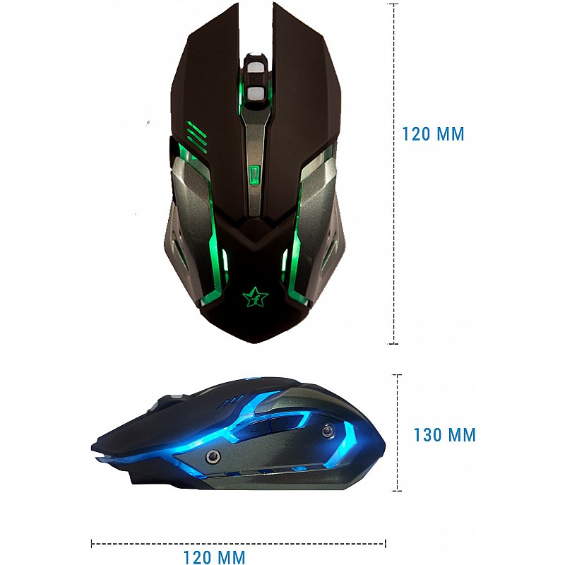 Flipkart SmartBuy Dash Series G40 Gaming Mouse (USB 2.0, Black)