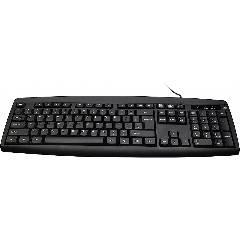  Flipkart SmartBuy K3136 Wired USB Desktop Keyboard (Black)