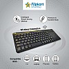  Flipkart SmartBuy KG3618- Keyboard with Touchpad | Wireless Multi-device Keyboard  (Black)