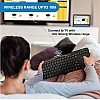  Flipkart SmartBuy KG3618- Keyboard with Touchpad | Wireless Multi-device Keyboard  (Black)