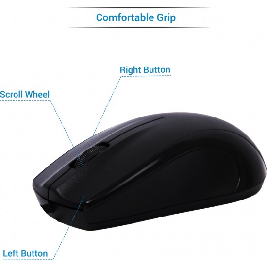  Flipkart SmartBuy WDTM501 Wired Optical Mouse (USB 2.0, Black)