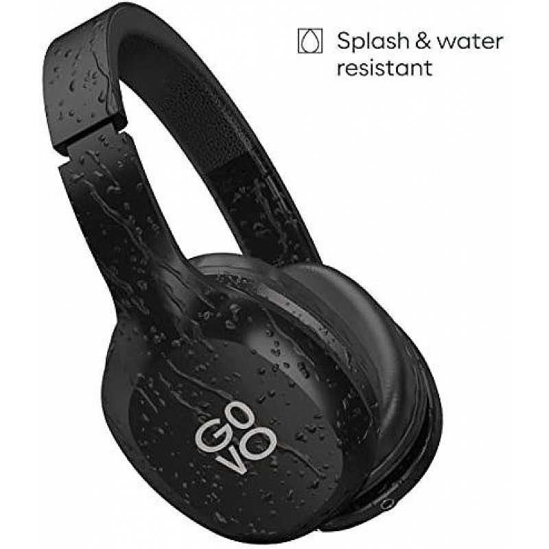 GOVO GOBOLD 410 Bluetooth Wireless On Ear Headphone with Mic, Bluetooth & Wired Headset   (Black, On the Ear)