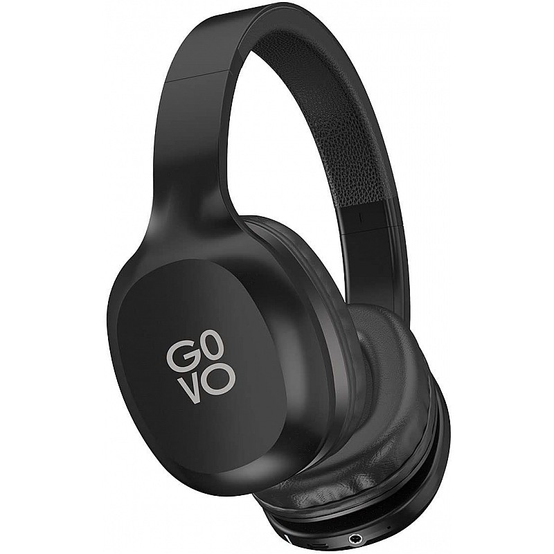 GOVO GOBOLD 410 Bluetooth Wireless On Ear Headphone with Mic, Bluetooth & Wired Headset   (Black, On the Ear)