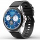 Gizmore Glow Luxe Smartwatch (Black Strap, Regular)