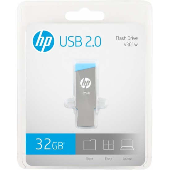 HP V301W 32 GB Pen Drive  (Grey)