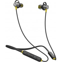  INFINITY by HARMAN Glide N120 Neckband with Advanced 12mm Drivers, Dual Equalizer, IPX5 Sweatproof Bluetooth Headset (Black, Yellow, In the Ear)