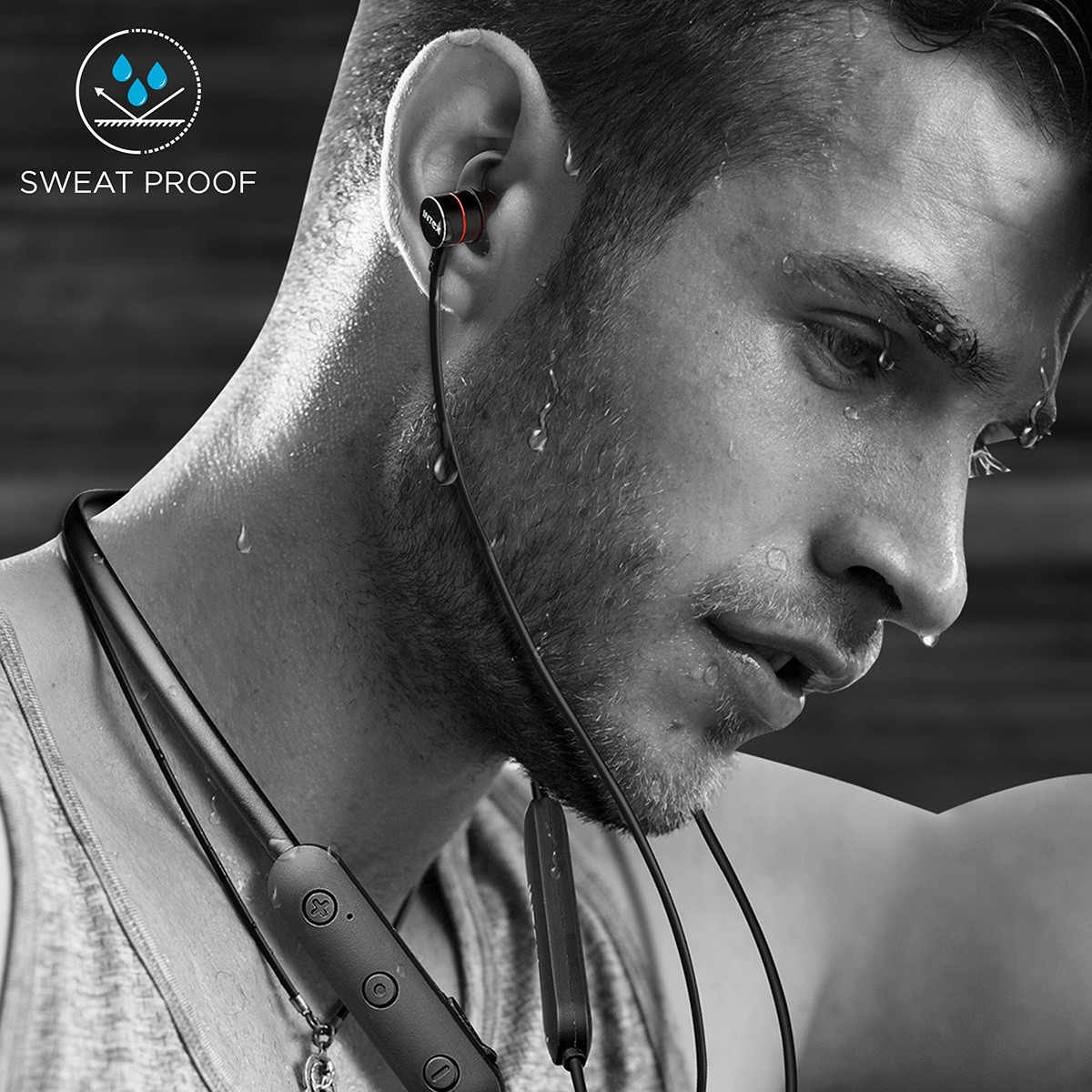 Intex BT MUSIQUE Pro Bluetooth Headset (Black, In the Ear)