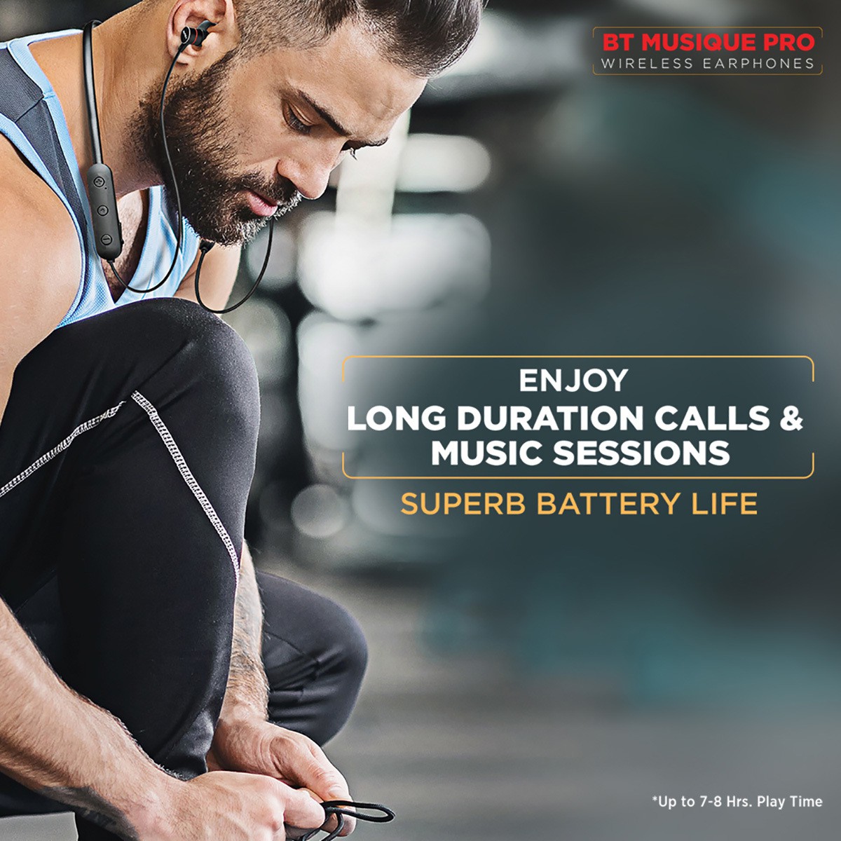 Intex BT MUSIQUE Pro Bluetooth Headset (Black, In the Ear)