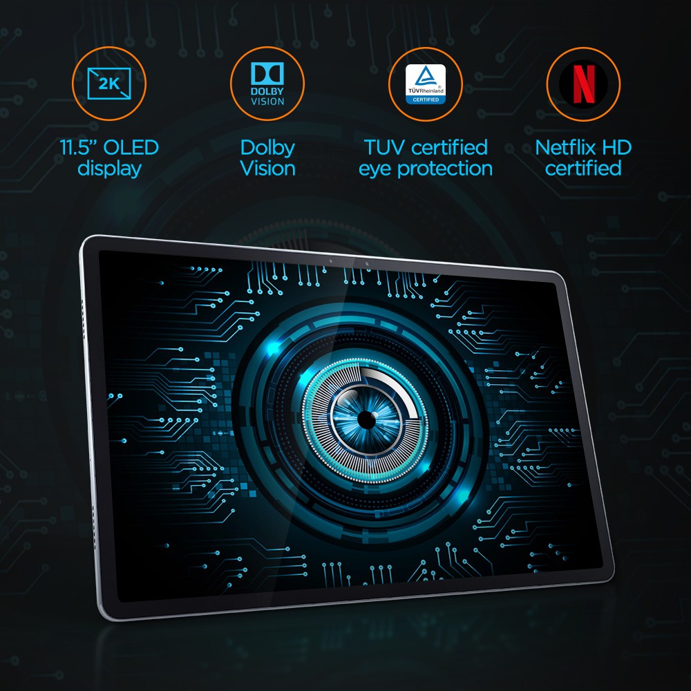 Lenovo Tab P11 Pro 6 GB RAM 128 GB ROM 11.5 inch with Wi-Fi+4G Tablet (Slate Grey)