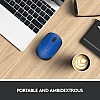  Logitech M171 Optical Tracking, Ambidextrous Wireless Optical Mouse (2.4GHz Wireless, Black, Blue)