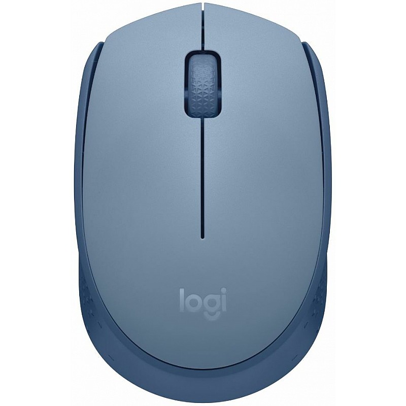  Logitech M171 Wireless Optical Mouse   (2.4GHz Wireless, Blue Grey)