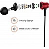 Mi Basic Wired Headset with Mic (Red, In the Ear)