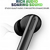  Mivi DuoPods F70 ENC with Quad Mic, 50+ Hrs Playtime Made in India Powerful Bass Bluetooth Headset (Black, True Wireless)