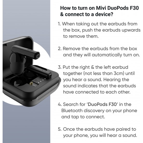 Mivi Duopods F30 Black