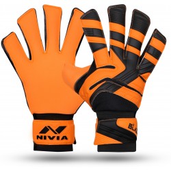 NIVIA Goalkeeper Goalkeeping Gloves Orange-Black