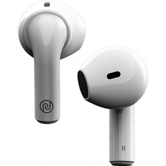  Noise Air Buds Mini with 15 Hours Playtime, Tru Bass Technology, and HyperSync Bluetooth Headset (Pearl White, True Wireless)