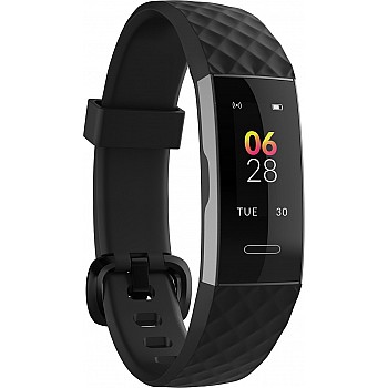 Noise Colorfit 2 Fitness Band - Midnight Black   (Black Strap, Size : Regular)
