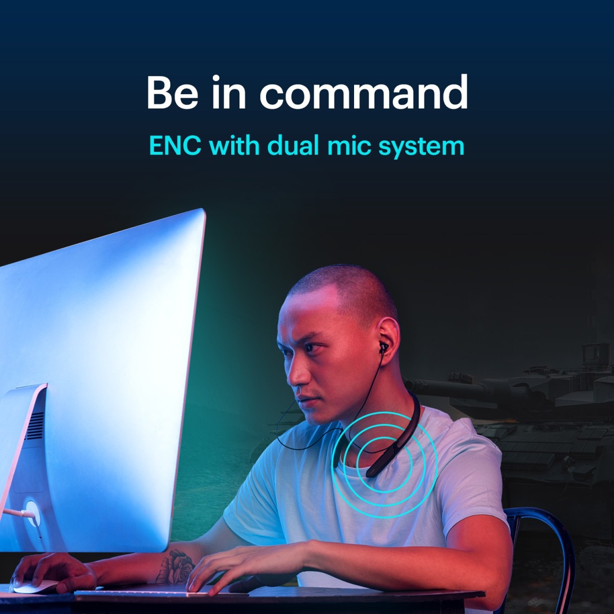 Noise Combat with Ultra low latency Dual Mic calling