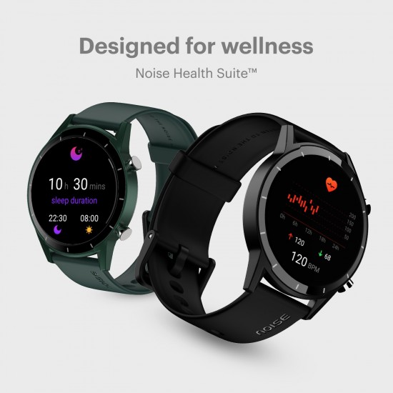 Noise Core 2 1.28" Display , Noisefit sync app, 100+ watch faces & 50+ Sports Modes Smartwatch (Black Strap, Regular)