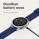 Noise Fit Buzz with 1.32inch HD Round Screen, Bluetooth calling and SPO2 Smartwatch (Blue Strap, Regular)