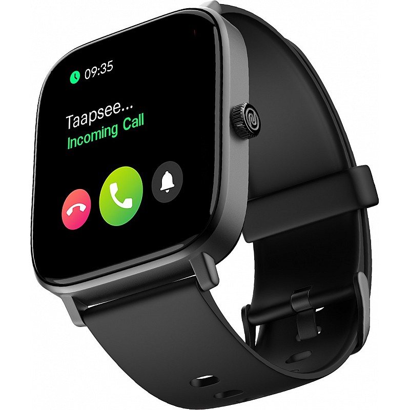 Noise Icon 2 Bluetooth Calling with 1.8 Display & 60 Sports Mode Smartwatch Black Strap