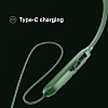 Noise Nerve Neckband with 25 Hours of Playtime 10mm Driver Instacharge and IPX5 Bluetooth Headset Forest Green