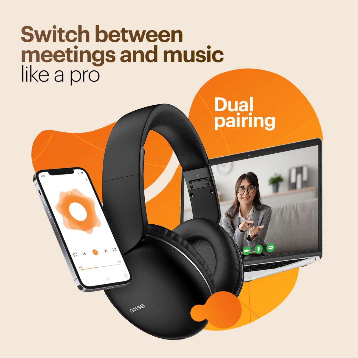 Noise TWO with 50 Hours Playtime, Low latency