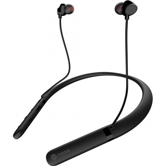Noise Tune CHARGE Neckband Bluetooth Headset (Jet Black, In the Ear)