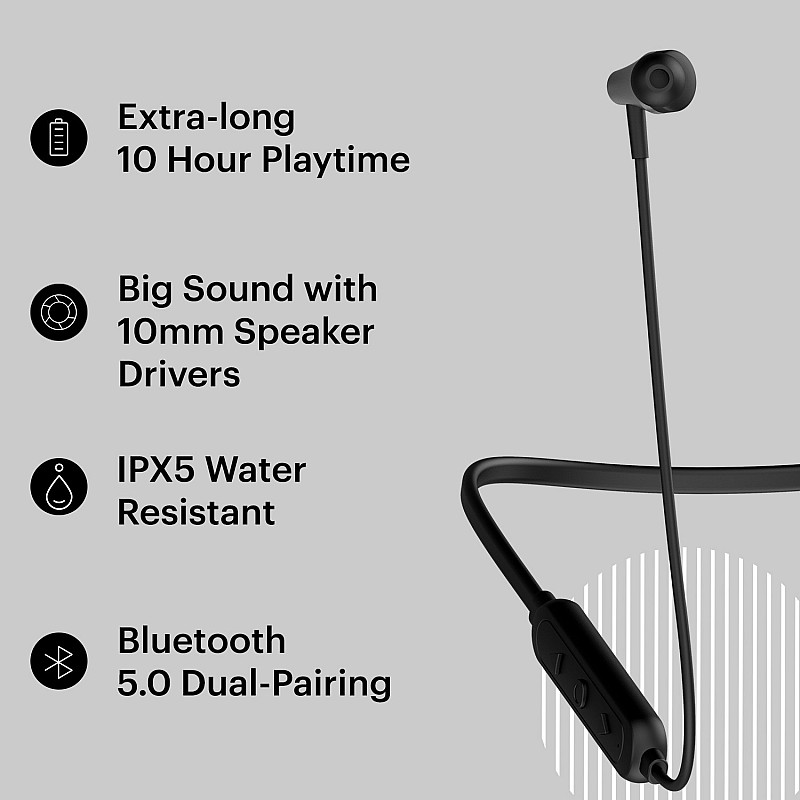 Noise Tune LITE Neckband Bluetooth Headset  