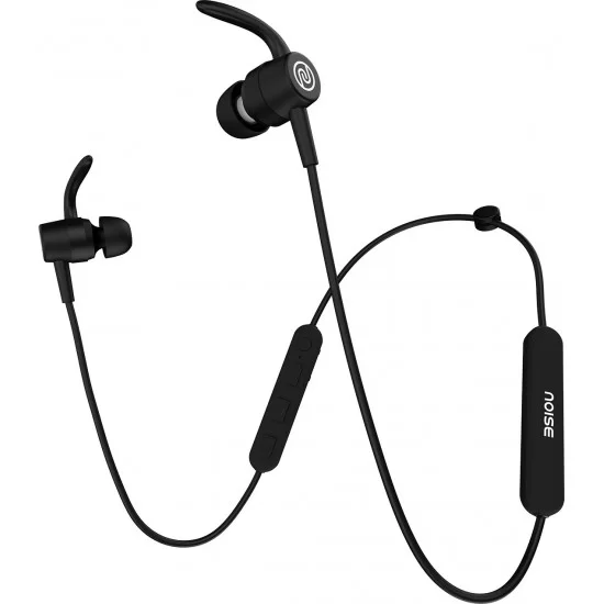Noise Tune Sport Bluetooth Wireless Sports Earphones Bluetooth Headset (Midnight Black, In the Ear)