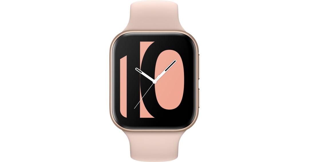 OPPO Watch 41 mm WiFi Smartwatch (Pink Strap, Regular)