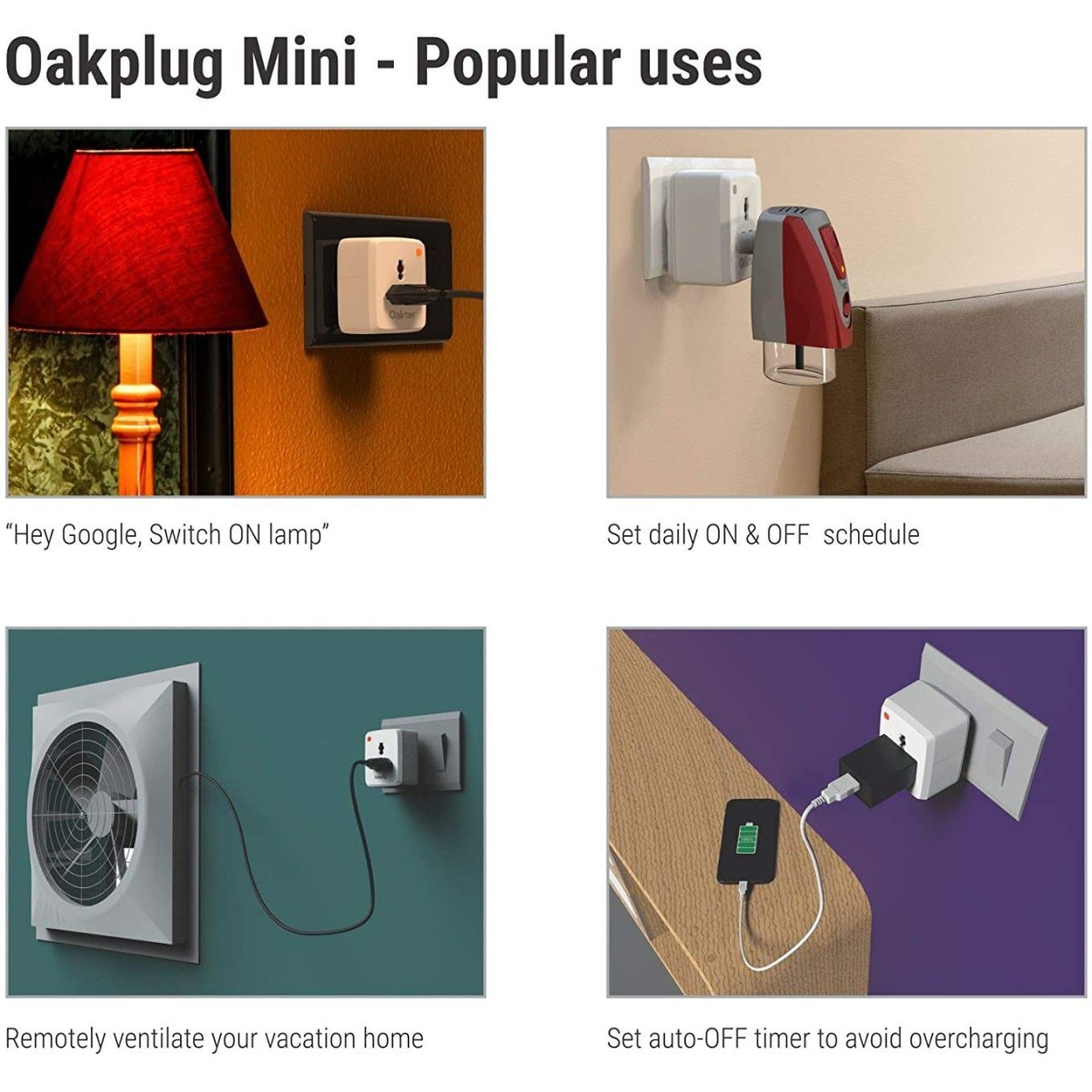 Oakter OakPlug Plus (Wi-Fi) Smart Plug (White)