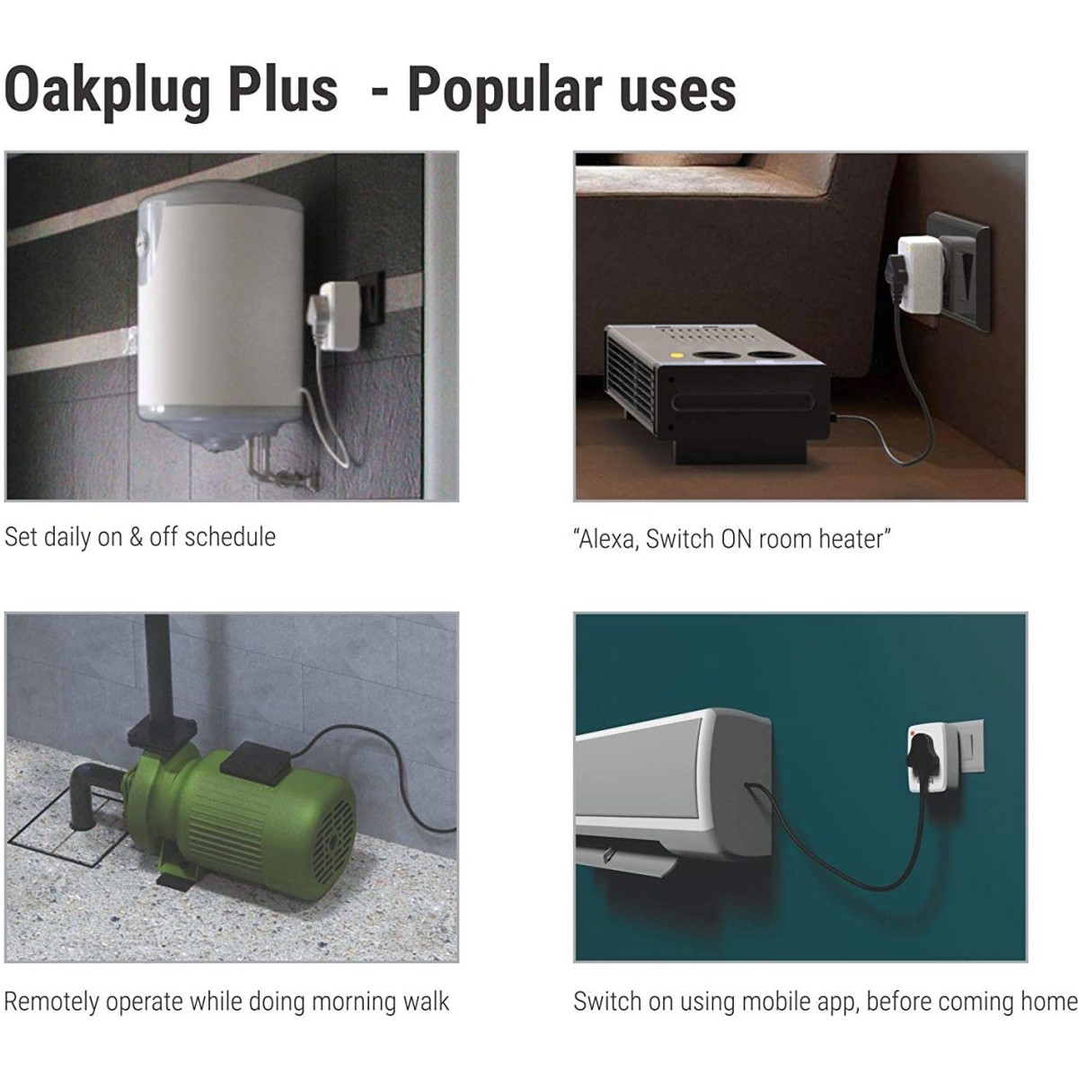 Oakter OakPlug Plus (Wi-Fi) Smart Plug (White)