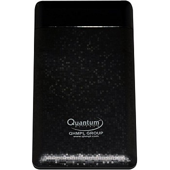 QUANTUM 10000 Power Bank Black, Lithium Polymer